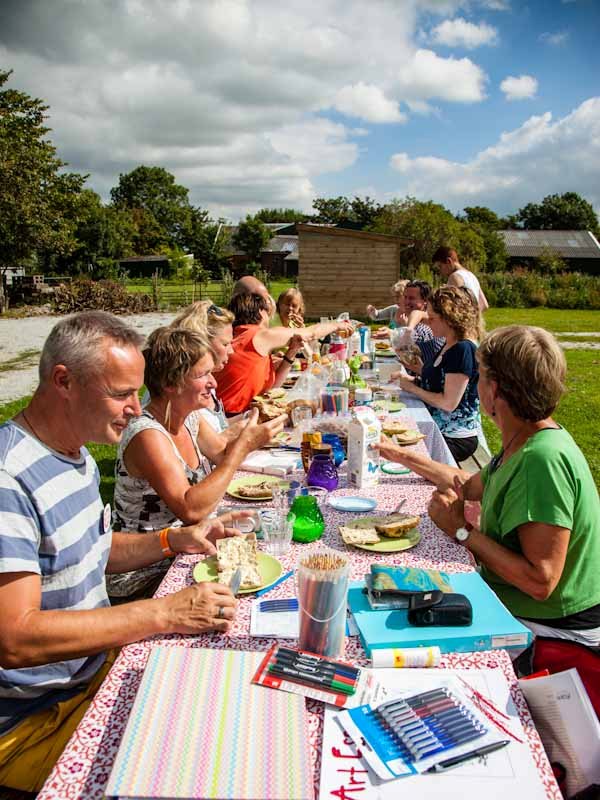 lunch buiten