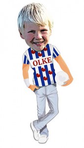 Olke verkleind