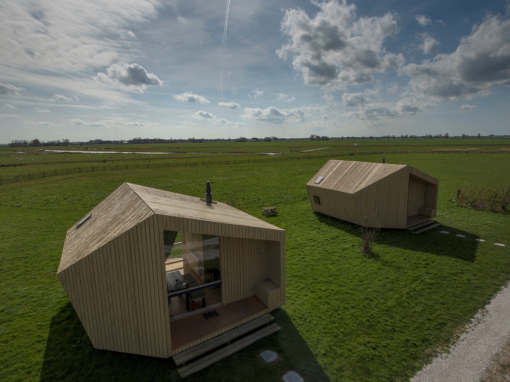 ecolodges auf der Wiese