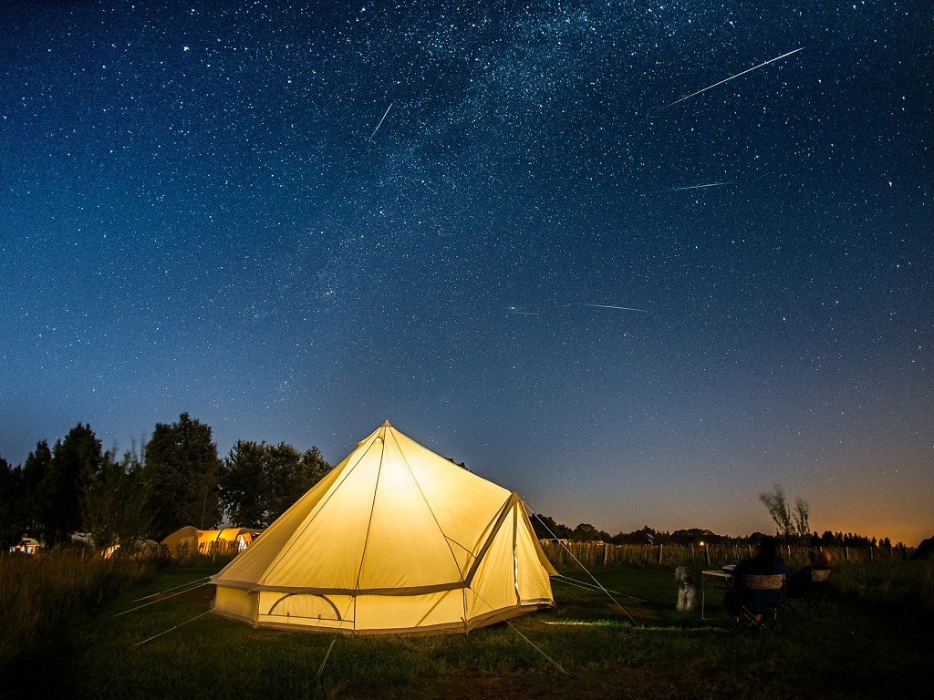 Camping unter den Sternen