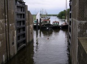 sluisje Ezumazijl Lauwersmeer Friesland