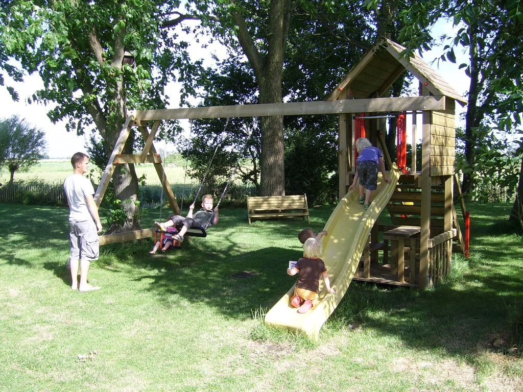 playing at the playground