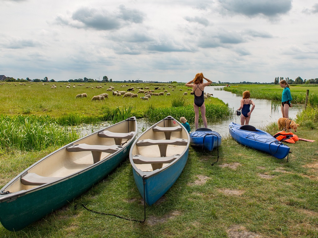 canoes and kayaks