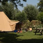 Tipi tent huren camping Lauwersmeer Friesland