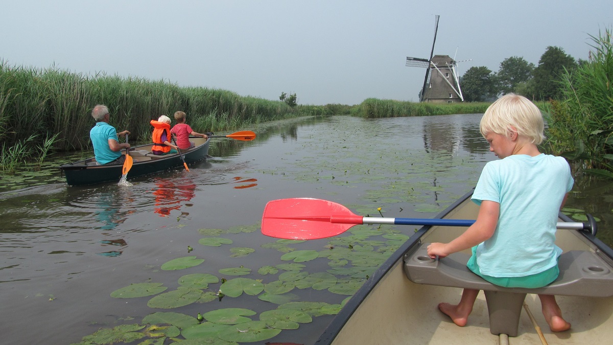 Kano Kollum camping Friesland