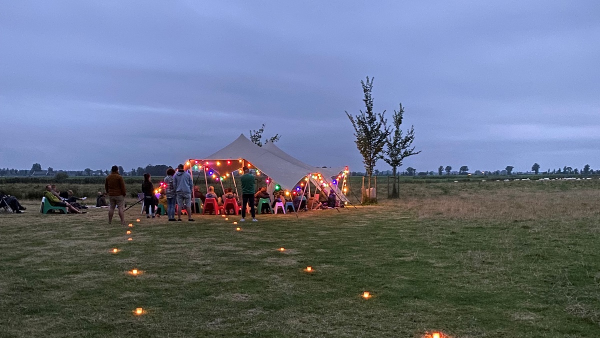 Muziekfestival met Dina Music op natuurkampeerterrein it Dreamlân Friesland